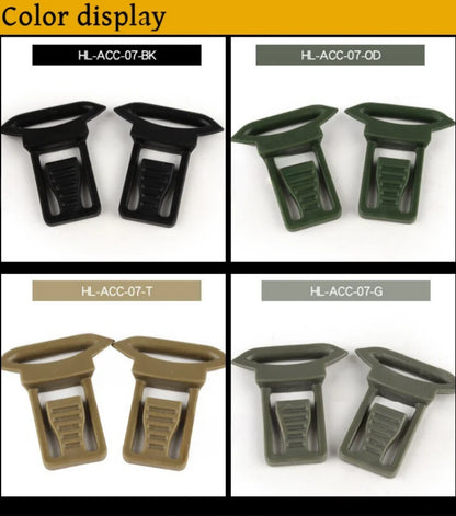 Helmet Goggles Clip Rail Guide Mount Accessories Portable Paintball Camping Guide Rail Mirror Buckle For Fast Helmet