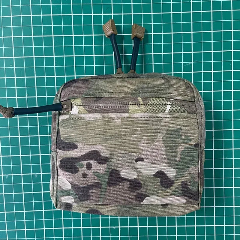 Tactical GP Pouch Airsoft EDC Small Square Multicam MOLLE Dump Pouch Outdoor Sundry Waist Bag Gear