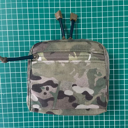 Tactical GP Pouch Airsoft EDC Small Square Multicam MOLLE Dump Pouch Outdoor Sundry Waist Bag Gear