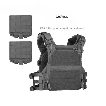 Full Size CS Tactical Load Vest, Outdoor Expansion Training Protective Vest, Quick-Release Vest, Scratch-Resistant Breathable