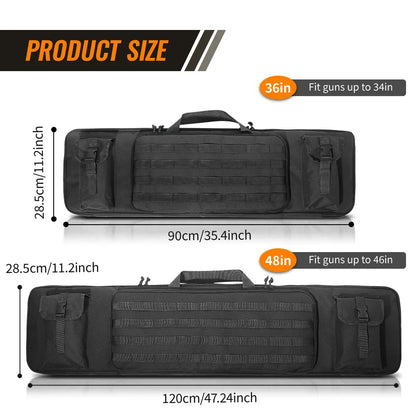Hot Tactical Rifle Bag 120cm/90cm Gun Carrying Case Hunting Gun Bag Rifle Case Shotguns Transport Backpack with Pistol Holster