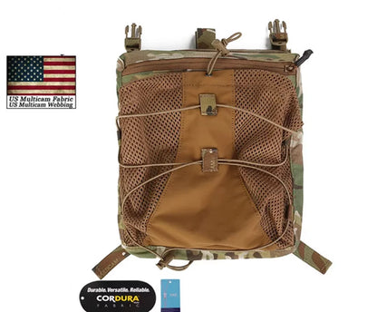 LXB Style Bungee Helmet Back Pack for 420 Vest Hunting, Airsoft Paintball, Backpack Storage Bag, Dustproof Cover, Gift