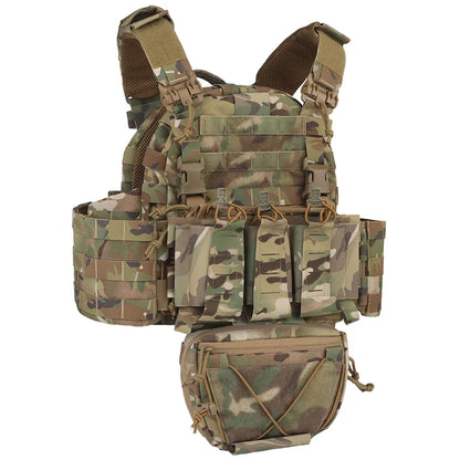 ARC Tactical Vest Plate Carrier with Quick Release Buckle 5.56  Magazine Pouch MOLLE Front Panel Militar Airsoft Hunting Vest