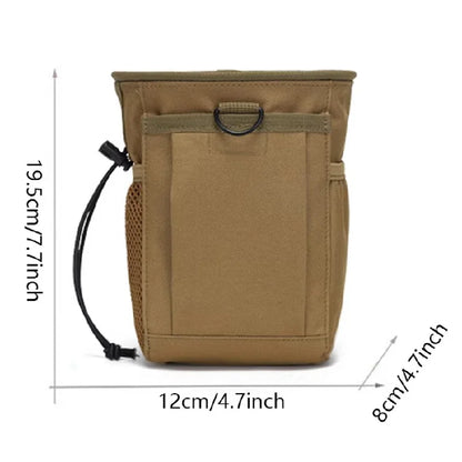 Outdoor 3‑5L Camouflage Molle Dump Drop Pouch 600D Nylon Recycle Waist Pack Tactical Storage Accessories Utility Bag