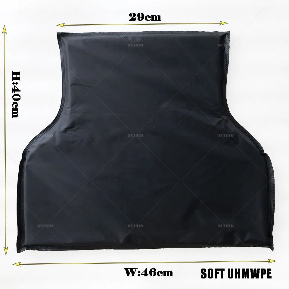 Full Protection Tactical Vest Insert Panel Detachable Accessory Pack Plate Carrier