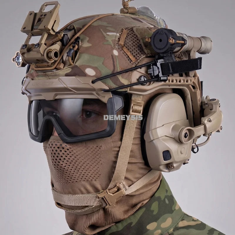Tactical Mesh Face Mask Balaclava Breathable Full Face Cover for Airsoft Paintball Hunting Shooting Gear Steel Mesh