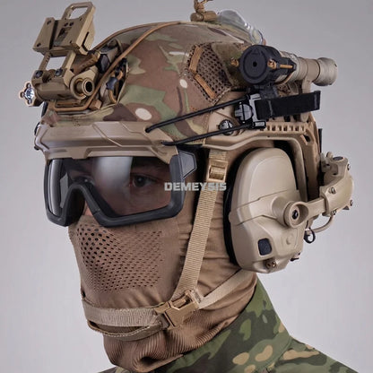 Tactical Mesh Face Mask Balaclava Breathable Full Face Cover for Airsoft Paintball Hunting Shooting Gear Steel Mesh