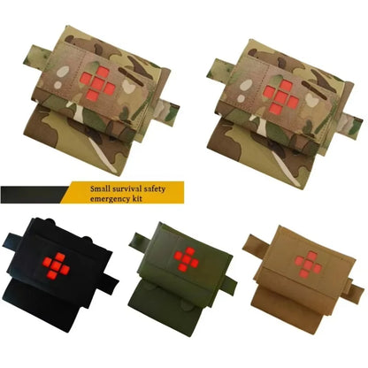 Small Universal Rapid Deployment First Aid Kit,IFAK Survival Safety Medical Pouch Outdoor Camping Hiking Emergency Trauma Kit