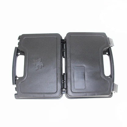 Hard box with foam, lockable waterproof portable 2 pistols, used for storage box of outdoor shooting and Hunting shooting ground