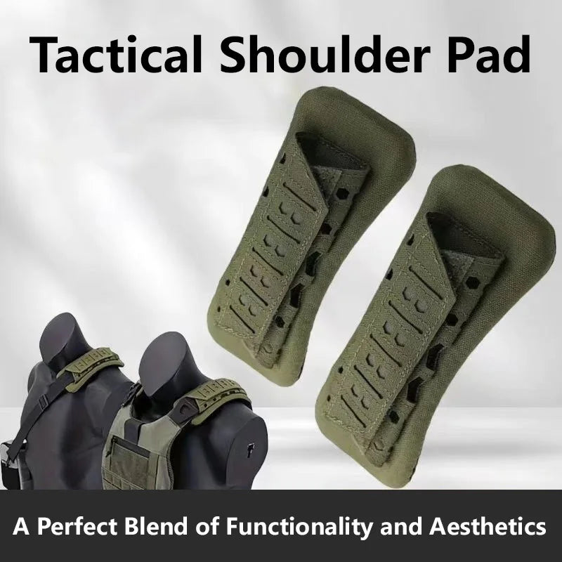 Tactical Shoulder Pad Strap Cushion Non-Slip Breathable EVA Foam Outdoor Hiking Backpack Shoulder Protector For Men