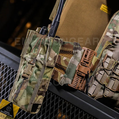 Emersongear PRC 148/152 Radio Pouch Hunting Radio Holder Bag Combat Molle Trekking Camping Daily Sports Outdoor Nylon EM8350