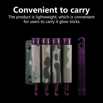 Survival Rescue Fluorescent Stick Storage Cover | Hunting Equipment Accessories | Mounting MOLLE System