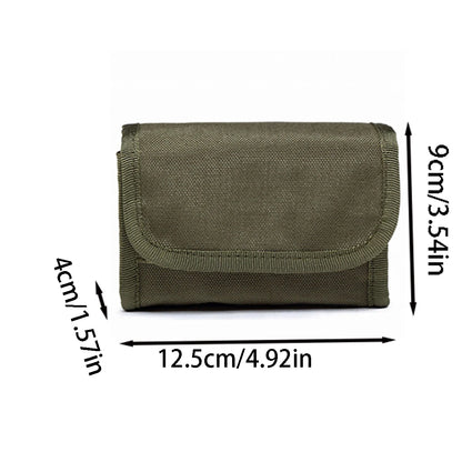 10 Grids Ammo Pouch Tactical Waist Bag 10 Rounds Shot Bags Outdoor Shooting Multi-functional Mini EDC Mag Molle Nylon Pouch