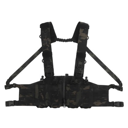 Tactical Vest Chest Rigs Lightweight  Camouflage MOLLE Militar Hunting Airsoft Assault SF Vest Mag Pouch H-Style Strap