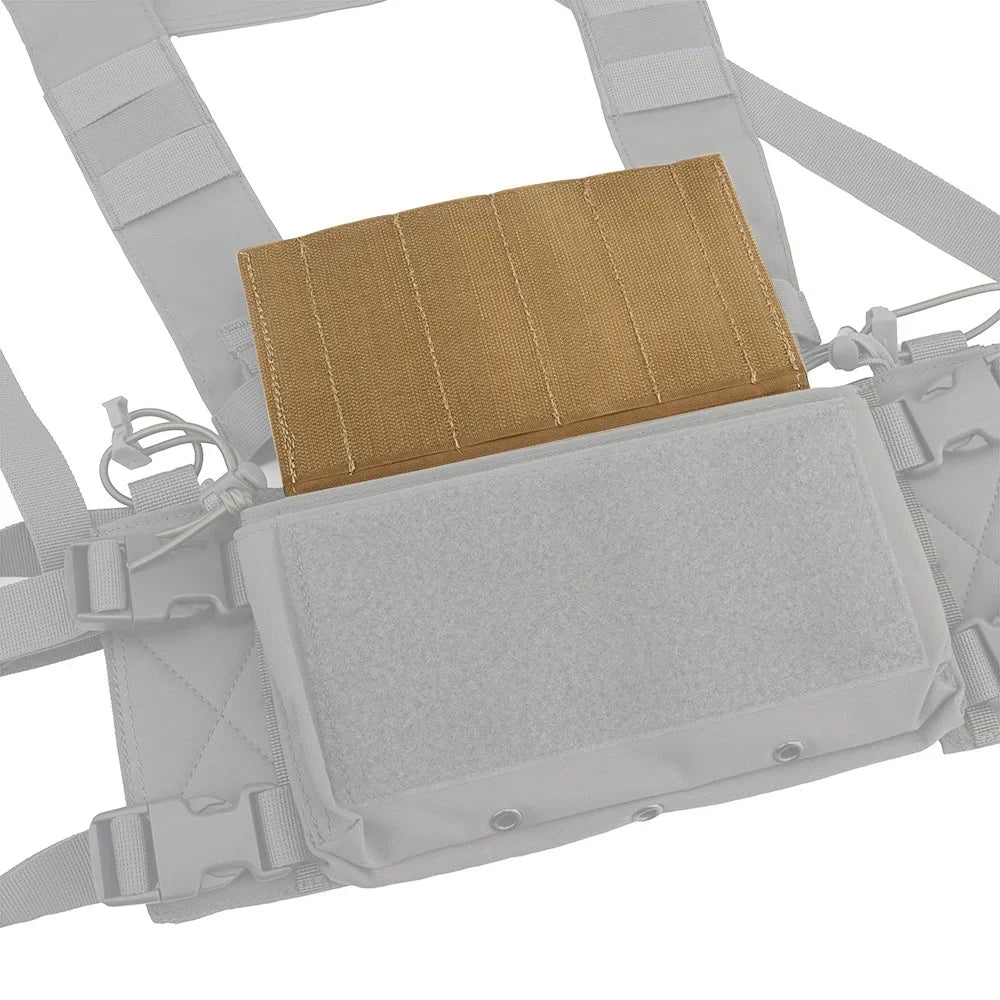 Full MOLLE Panel Micro Fight Chassis Hanging Panel For MK3 MK4 Chest Rig Hunting Vest Front Magic Hook Sticker Cover