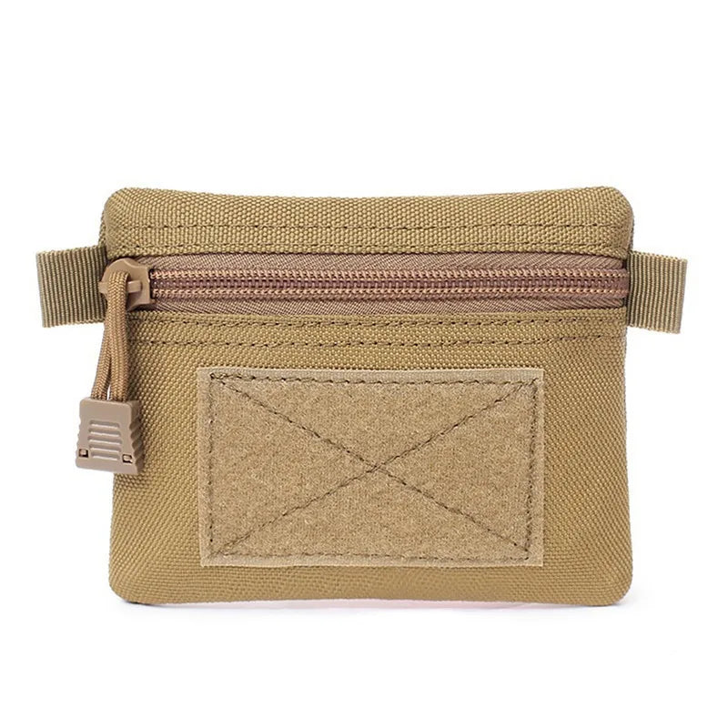 1000D Nylon Outdoor Camping EDC Molle Wallet Waterproof Portable Travel Zipper Waist Pouch for Camping Hiking Hunting EDC Pouch