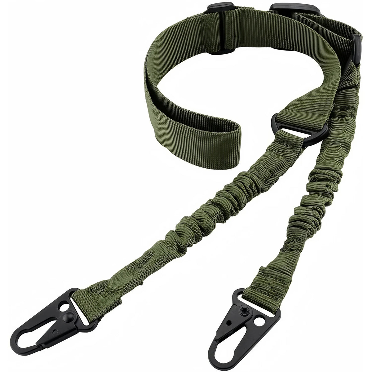 2 Points Tactical Sling Adjustable Shoulder Strap with QD Buckle Outdoor Hunting Camping Accessory
