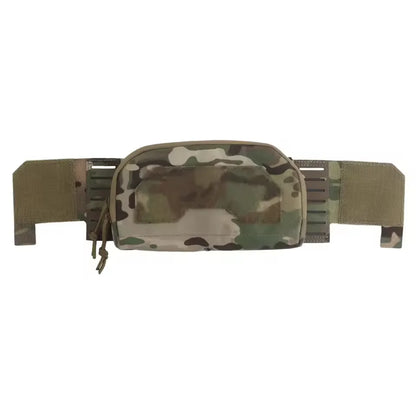 Tactical K-Zero Plate Carrier MOLLE Front Storage BagMulti-Caliber 556 9MM Triple Mag Pouch And Outer Layer Admin Pouch