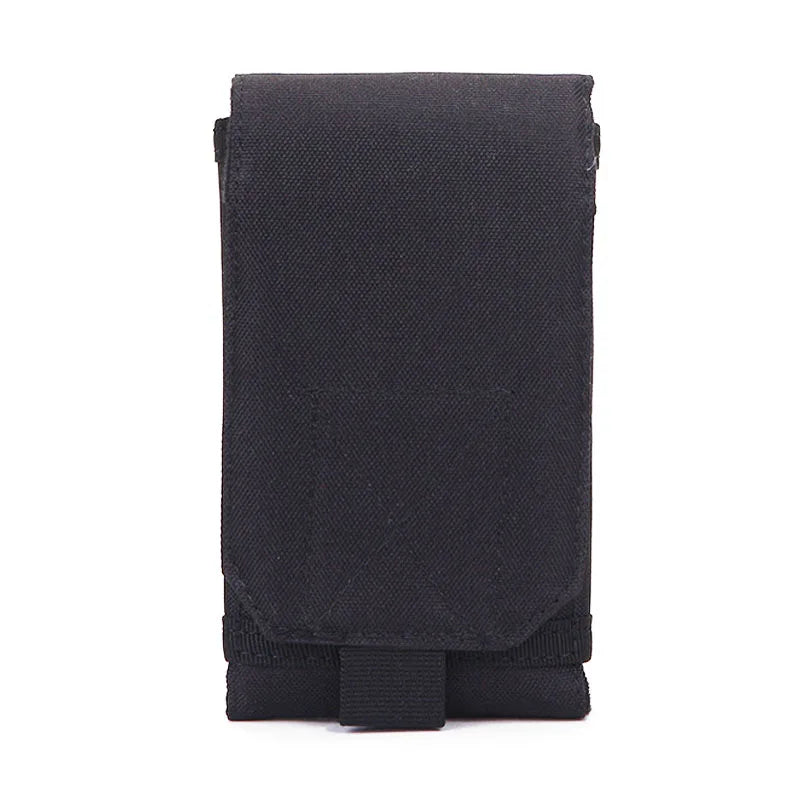 6 Inch Tactical Camo Cell Phone Pouch Molle Universal Running Phone Bag Hunting Outdoor Camping EDC Waist Bag Mobile Phone Bag