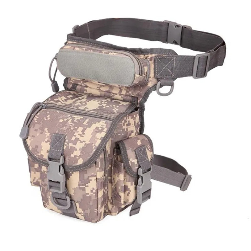 Outdoor Multifunctional Sports Leg Bag, Motorcycle Riding Men's Leg Bag, Outdoor Hiking Adventure Travel Equipment Storage Bag