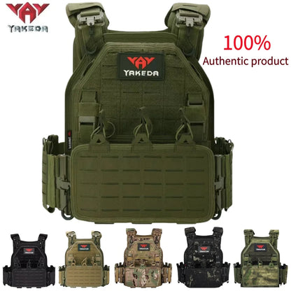 YAKEDA Tactical Vest Outdoor Hunting Plate Carrier Protective Adjustable Vest Airsoft Carrier Combat Equipment 6094 vest
