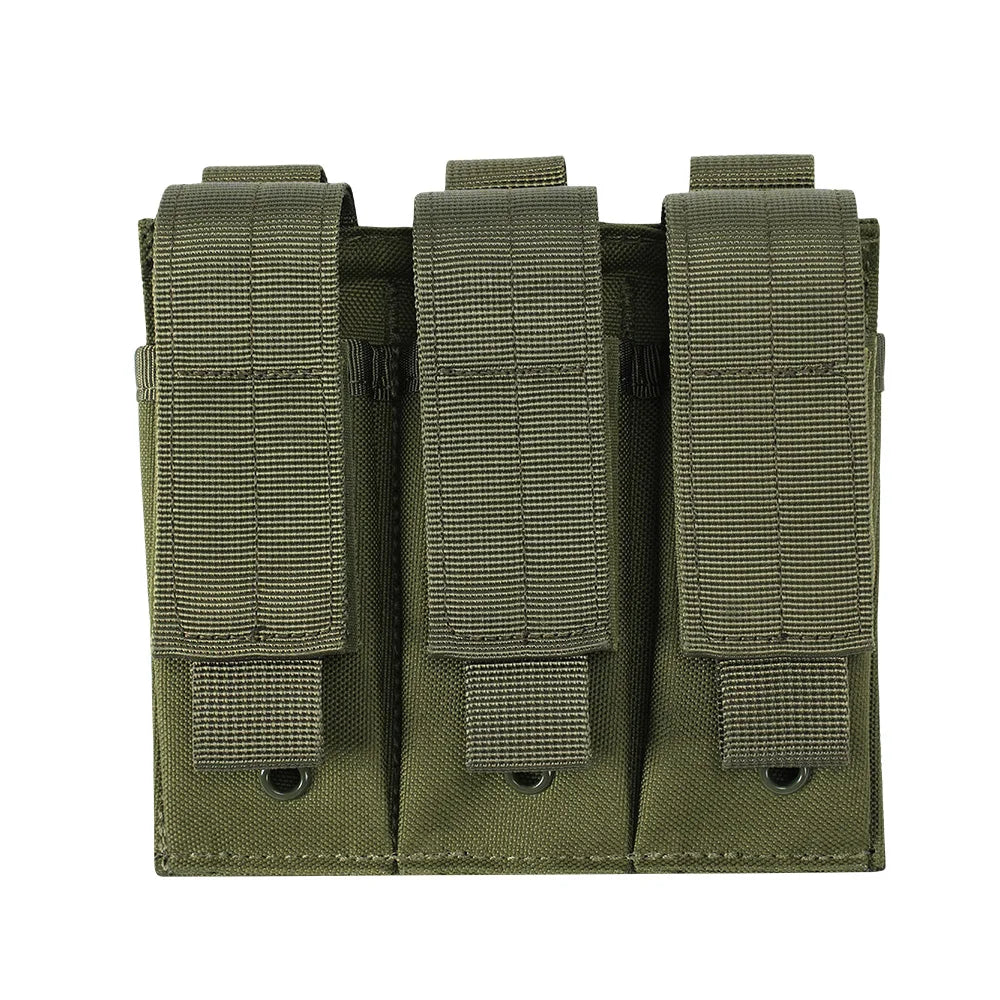 9mm Magazine Pouch Single Double Mag Bag Outdoor Molle Open-Top Magazine Pouch for M1911 92F Torch Bag Triple Bag