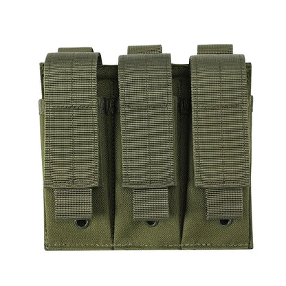 9mm Magazine Pouch Single Double Mag Bag Outdoor Molle Open-Top Magazine Pouch for M1911 92F Torch Bag Triple Bag