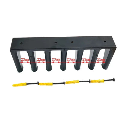 Tactical Ammo Clip Holder 6 Slot Standard AR15 PMAG Wall Mount Magazine Holder Back-up Storage Rack Hunting Airsoft Accessories