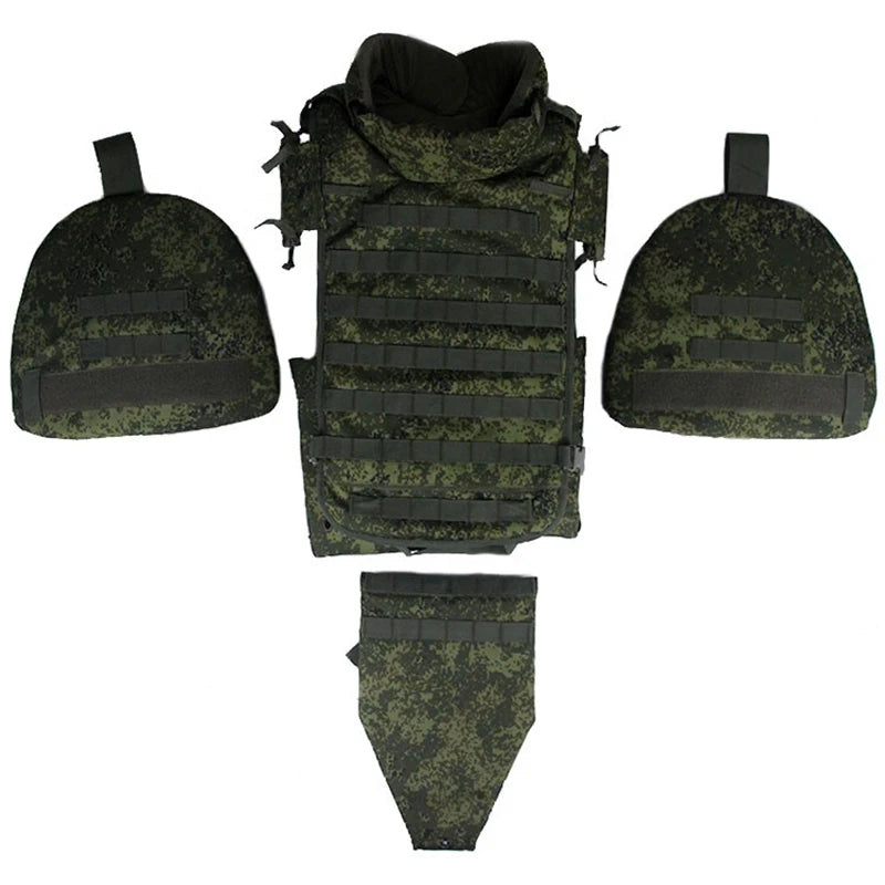 Russia 6B45 Tactical Undershirt Full Protection Wear-Resistant Breathable Vest 6B45 Jungle Digital Green Outdoor Men