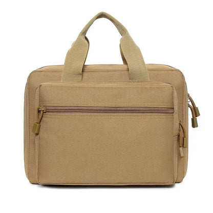 Pistol Gun Bag Double Layer Pistol Duffle Bag Gun Protection Pouch Dual Handgun Range Case Outdoor Hunting Shooting Range Bag