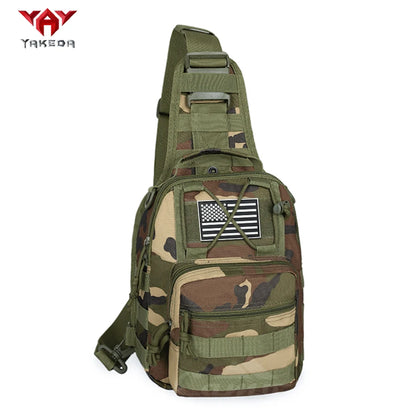 YAKEDA Multifunctional Outdoor Sling Bag, Casual Travel Chest Pack, Durable Daily Use Crossbody Bag for Men & Women