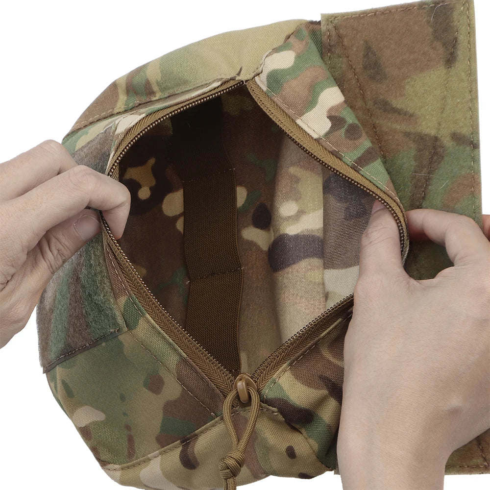 Tactical Chest Rig Drop Pouch FC JPC CPC LBT D3CR MK3 V5 Front Panel Airsoft Plate Carrier Vest Abdominal Storage Bag