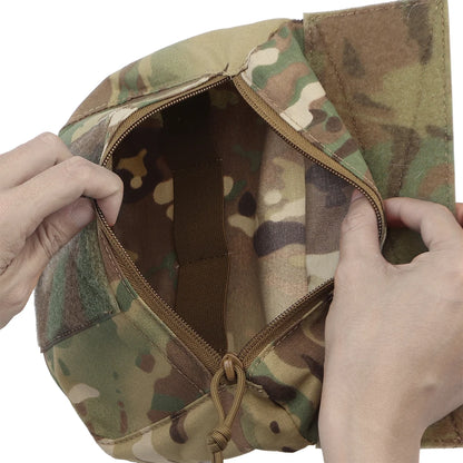 Tactical Chest Rig Drop Pouch FC JPC CPC LBT D3CR MK3 V5 Front Panel Airsoft Plate Carrier Vest Abdominal Storage Bag