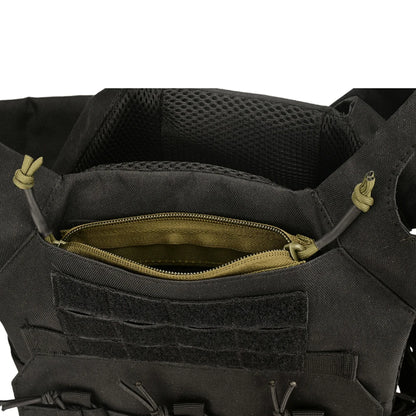 Tactical Vest Chest Equipment Zip Flap Pocket Zip Insert For JPC2.0 CPC AVS Airsoft Vest Hunting Accessories