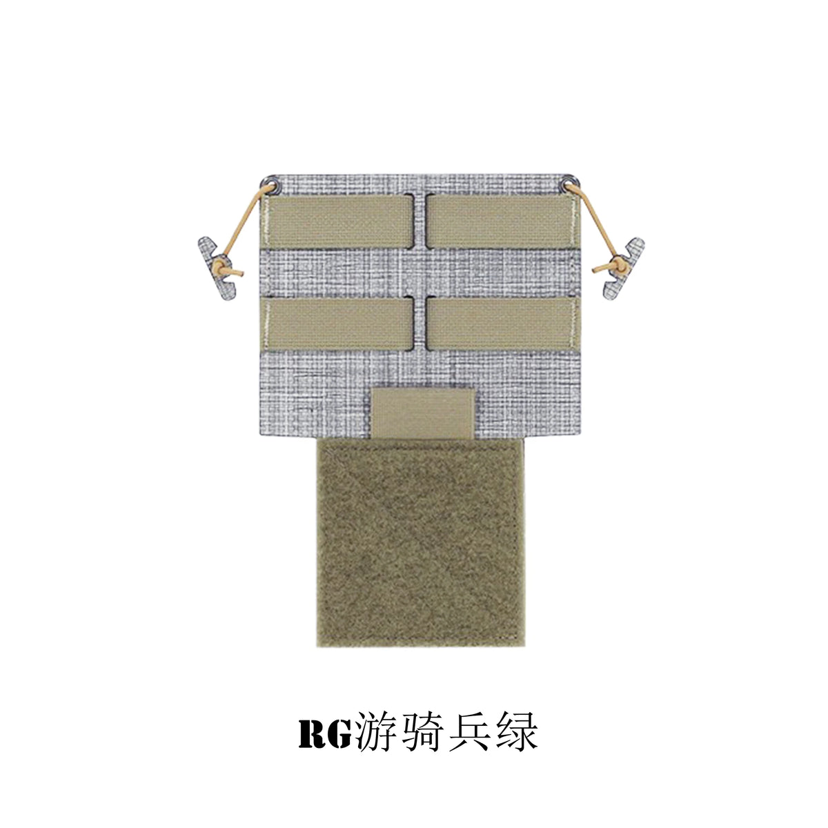 【Tactical Raiders】VA-008 Ferro Style Tactical Vest Chest Rig Plate Molle Chest Hanging Original Milliken Tegris Expansion Board