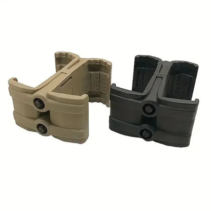 Tactical Dual Magazine Connector Clip for Airsoft AK AR15 M4, Universal Parallel Mag Link Speed Loader Game Accessories