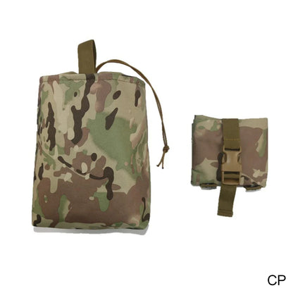 Molle Folding Tactical Magazine Dump Drop Pouch Hunting EDC Bag Foldable Utility Recovery