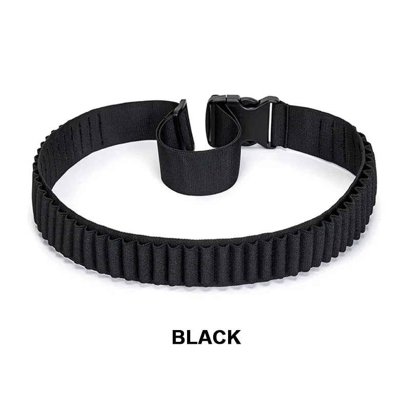 50 Rounds Rifle Bullet Cartridge Bandolier 556 Ammo Belt Shell Holder Hunting Sporting Shooting for 308 Cal. 30-06 .762
