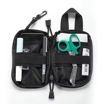 Molle Portable First Aid Bag Emergency Medical Kit EDC Storage Pouch For Camping Safari Outdoor Sports