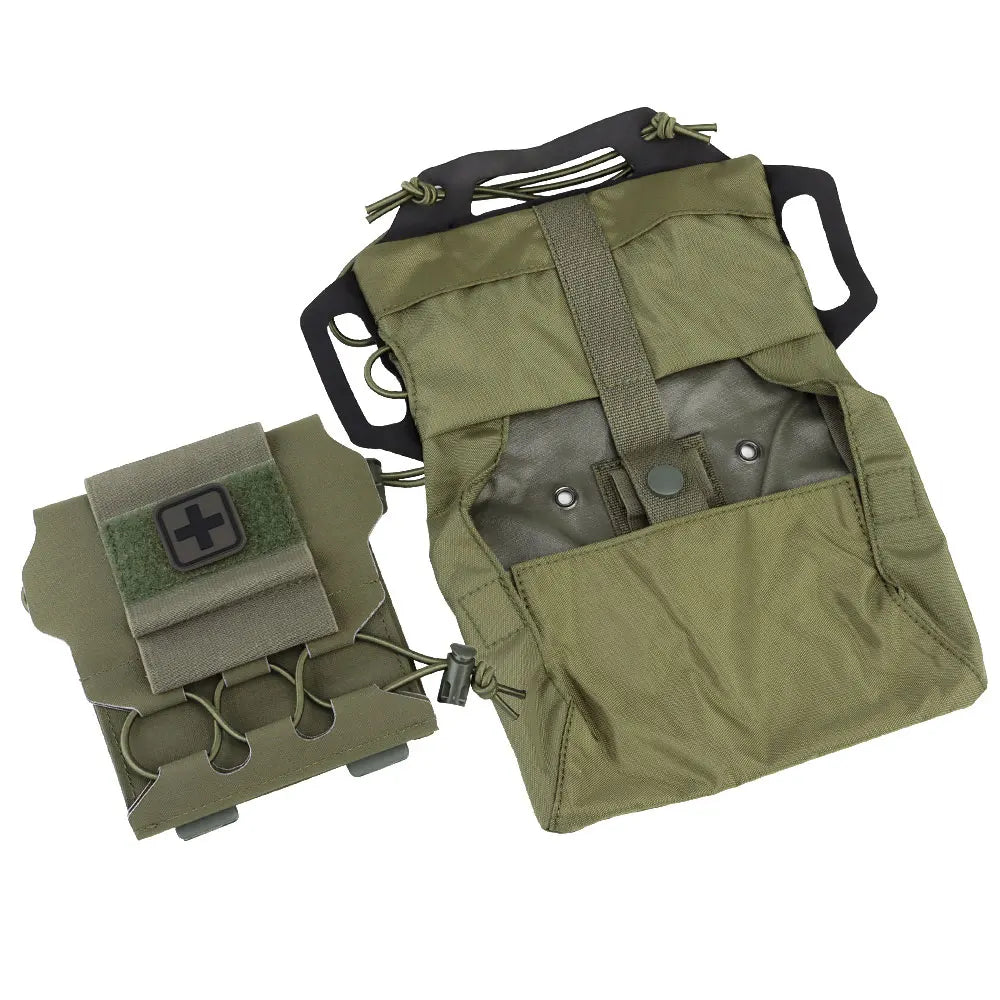 OPHIDIANTAC IFAK Pouch Two Piece System Medical First Aid Pouch Med Roll Carrier   Hiking Hunting Bag