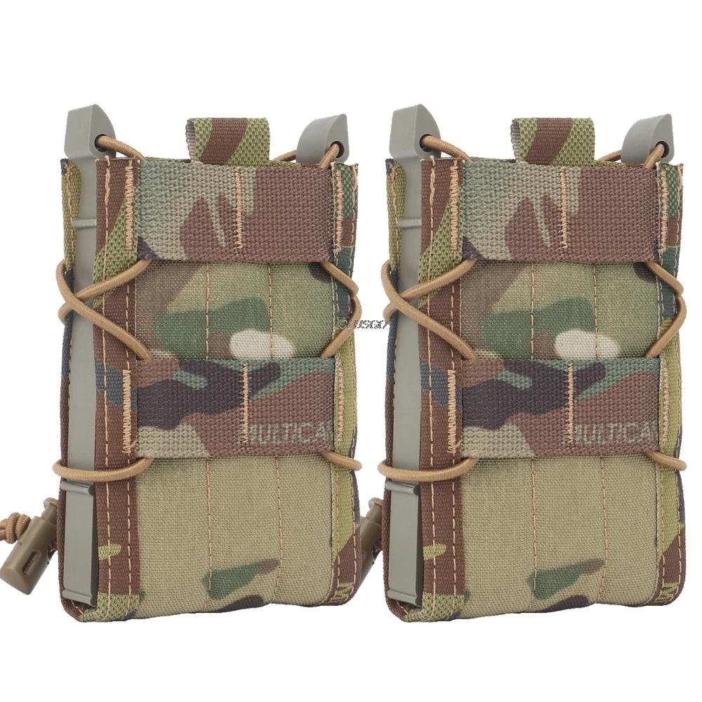 Tactical Molle Single Open-Top Mag Pouch for M4 M14 M16 AR15 G36 Magazines MOLLE Belt Attach Mag Carrier