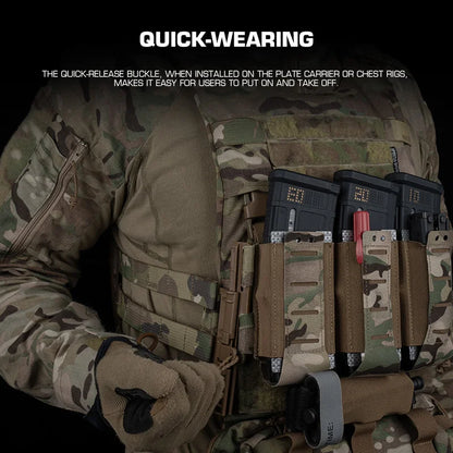 POSEIDON DEFENSE Quick Release buckle Compatible With Vest Plate Carrier Chest Rig