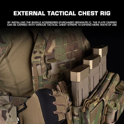 KZ Tactical Plate Carrier KZ Vest Hunting Comfort Lightweight Utility Gear MOLLE K-Z Quick Release Body Armor Airsoft