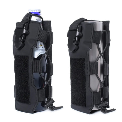 Molle Water Bottle Pouch Radio Holster Waist Pack Outdoor Sport Fishing Camping Hunting Hiking Travel Canteen Kettle Holder Bag