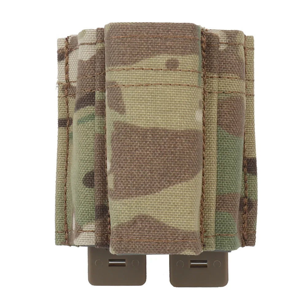 9mm/5.56 Magazine Pouch Tactical Pistol Mag Pouches Militar Double Mag Bag Hunting Airsoft Holder With FAST Nylon Support Clip