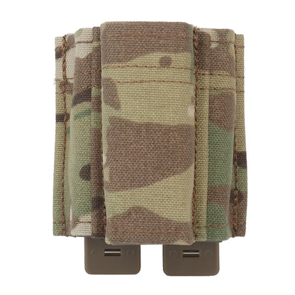 9mm/5.56 Magazine Pouch Tactical Pistol Mag Pouches Militar Double Mag Bag Hunting Airsoft Holder With FAST Nylon Support Clip