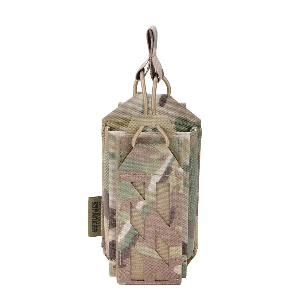 Outdoor Walkie-talkie Pouch  Tactical  Combat Molle Radio Holder Holster Case Pack Hunting Intercom Bag Interphone Pouch Short