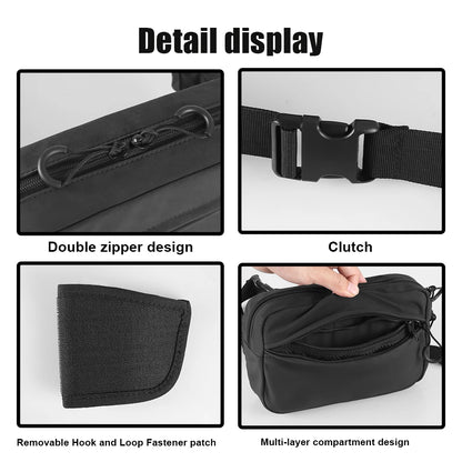 Gun Bag Concealed Carry Waist Bag Tactical Fanny Pack With Holster Pistol Pouch Crossbody EDC Handgun Bag For Hunting Hiking