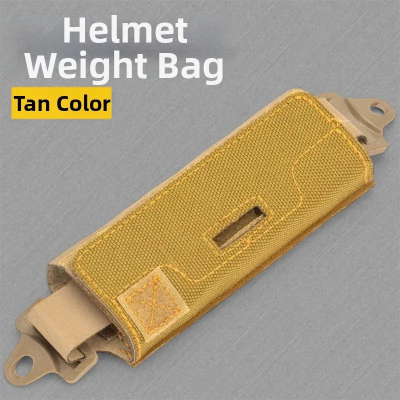 Helmet Counterbalance Weight Bag with 5 Counter Blocks, Tactical Balancing Accessories for FAST Helmet Outdoor Sports