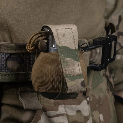 MOLLE Panel Multifunctional Camouflage Grenade Pouch for M67 Grenades, Flashbangs, Smoke Grenades, and Throwable Devices Storage